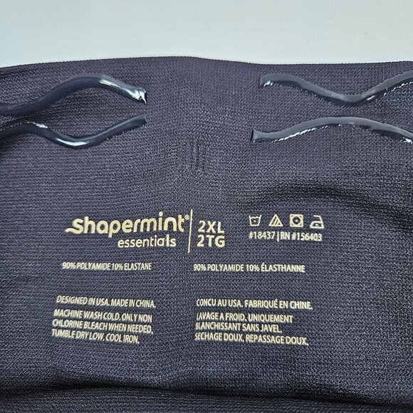 Truekind All Day Everyday High Waisted Shaper Boy Shorts Women Size 2XL NWT BLK - Picture 4 of 10